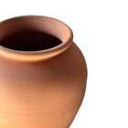 Vaso de Planta Grande Cerâmica Moderno 43x25 Terracota