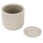 Vaso de Planta Grande em Plástico 32x33cm com Prato Areia Naterial