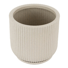 Vaso de Planta Grande em Plástico 32x33cm com Prato Areia Naterial