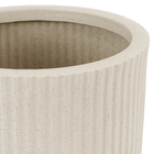 Vaso de Planta Grande em Plástico 32x33cm com Prato Areia Naterial