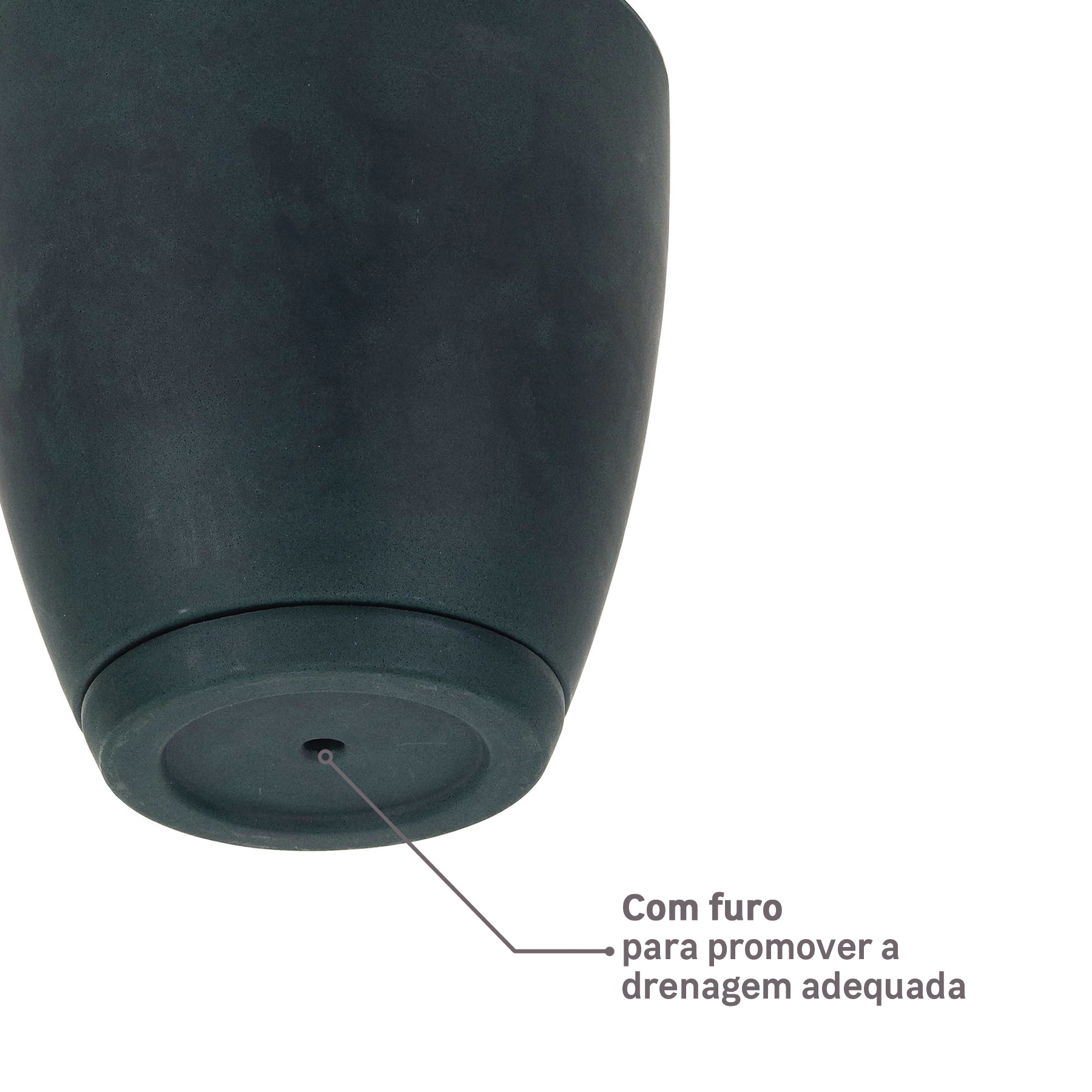 Vaso de Planta com Prato Samba da Naterial