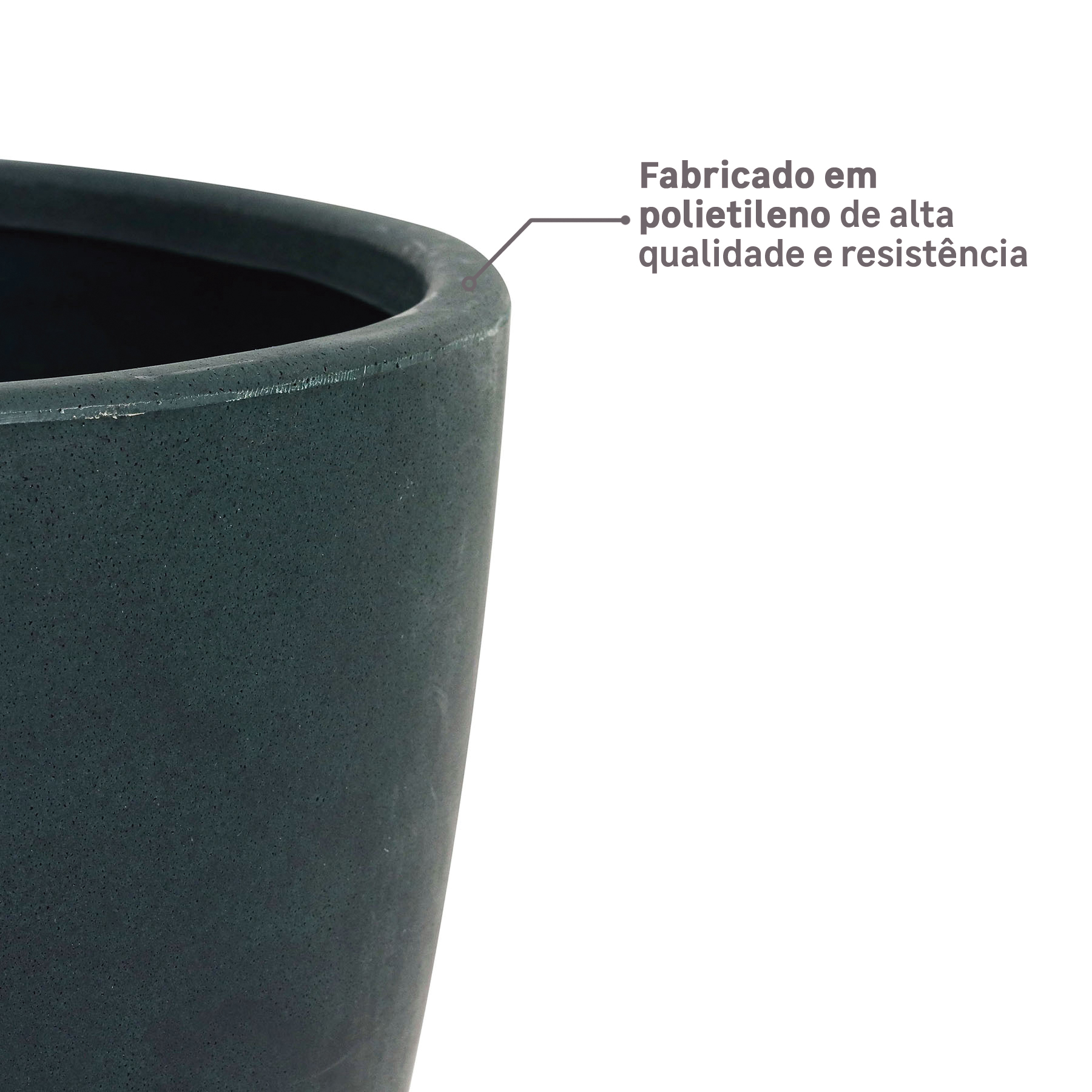 Vaso de Planta com Prato Samba da Naterial