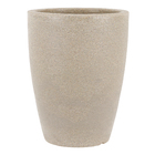 Vaso de Planta Grande em Plástico 40x30cm Areia Malta Naterial