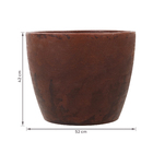 Vaso de Planta Grande em Plástico 42x52cm Rusty Malta Naterial