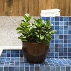 Vaso de Planta Grande em Plástico 45x60cm Rusty Verona Vasart