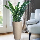 Vaso De Planta Grande Polietileno Com Design Grafiato 59l