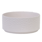 Vaso de Planta Grande Porcelana 7x17cm Branco Clássico Florarte