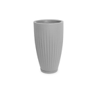 Vaso de Planta Jumbo de Plstico 90x50cm com Prato Cinza Florence Geolia