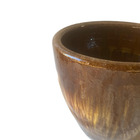 Vaso de Planta Médio Cerâmica Moderno 25x14 Pérola
