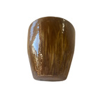 Vaso de Planta Médio Cerâmica Moderno 25x14 Pérola