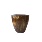 Vaso de Planta Médio Cerâmica Moderno 25x14 Pérola