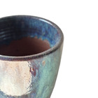 Vaso de Planta Médio Cerâmica Moderno 25x14 Verde Musgo