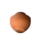 Vaso de Planta Médio Cerâmica Moderno 30x19 Terracota