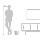 Vaso de Planta Mdio de Plstico 25x32cm com Prato Areia Geolia
