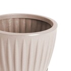 Vaso de Planta Mdio de Plstico 25x32cm com Prato Areia Geolia