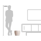 Vaso de Planta Mdio de Plstico 30x38cm com Prato Areia Geolia