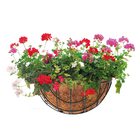 Vaso de Planta Médio Fibra Natural 15x30cm Marrom Meia Lua Top Garden