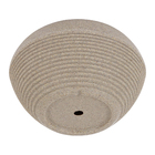 Vaso de Planta Médio em Plástico 16x30cm Bege Arruda Naterial