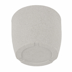 Vaso de Planta Médio em Plástico 20x24cm Cinza Europa Japi