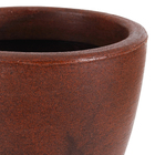 Vaso de Planta Médio em Plástico 20x24cm Rusty Malta Naterial