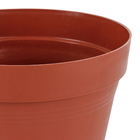 Vaso de Planta Médio em Plástico 20x25cm Terracota Veneza West Garden