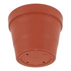 Vaso de Planta Médio em Plástico 20x25cm Terracota Veneza West Garden