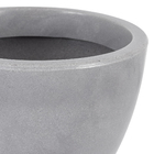 Vaso de Planta Médio em Plástico 22x30cm Cimento Verona Vasart