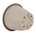 Vaso de Planta Médio em Plástico 23x30cm Cinza Siena Okla