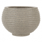 Vaso de Planta Médio em Plástico 24x26cm Granito Bromélia Naterial