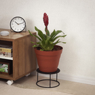 Vaso de Planta Médio em Plástico 24x30cm Terracota Veneza West Garden