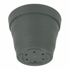 Vaso de Planta Médio em Plástico 24x30cm Verde Militar Veneza West Garden