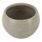 Vaso de Planta Médio em Plástico 24x34cm Cinza Arruda Naterial