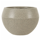 Vaso de Planta Médio em Plástico 24x34cm Cinza Arruda Naterial