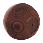 Vaso de Planta Médio em Plástico 24x34cm Marrom Arruda Naterial