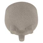 Vaso de Planta Médio em Plástico 27,5x26cm Mármore Rústico Japi