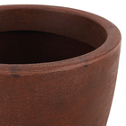 Vaso de Planta Médio em Plástico 27x34cm Rusty Malta Naterial