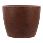 Vaso de Planta Médio em Plástico 27x34cm Rusty Malta Naterial