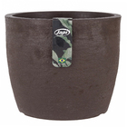 Vaso de Planta Médio em Plástico 28x33cm Café Europa Japi