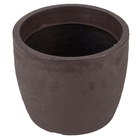 Vaso de Planta Médio em Plástico 28x33cm Café Europa Japi