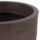 Vaso de Planta Médio em Plástico 28x33cm Café Europa Japi