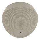 Vaso de Planta Médio em Plástico 28x37cm Cinza Arruda Naterial