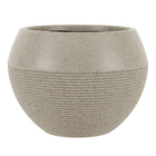 Vaso de Planta Médio em Plástico 28x37cm Cinza Arruda Naterial