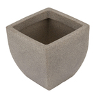 Vaso de Planta Médio em Plástico 30x30cm Granito Malta Naterial
