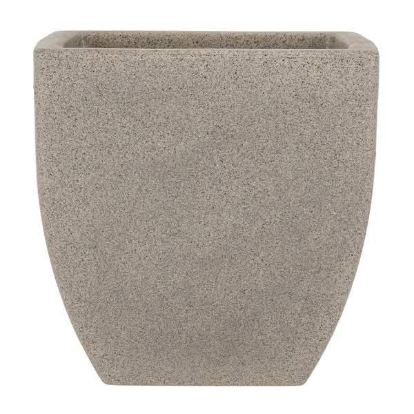 Vaso de Planta Médio em Plástico 30x30cm Granito Malta Naterial