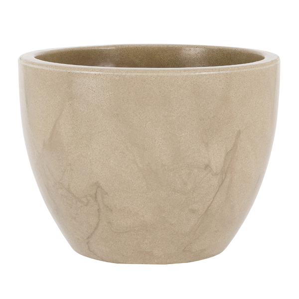 Vaso de Planta Médio em Plástico 30x40cm Camurça Verona Vasart