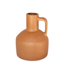 Vaso de Planta Pequeno Cerâmica 18x14cm Cerâmica Vermelha Decorativo Boa Nova