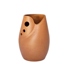 Vaso de Planta Pequeno Cerâmica 23x15cm Cerâmica Vermelha Orgânico Boa Nova