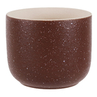 Vaso de Planta Pequeno em Cerâmica 8,5x10cm Café 55781-381 Grillo
