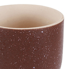 Vaso de Planta Pequeno em Cerâmica 8,5x10cm Café 55781-381 Grillo
