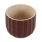 Vaso de Planta Pequeno em Cerâmica 8,5x10cm Café 55782-381 Grillo